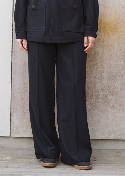 ESMÉ STUDIOS Becca Wool Pants Navy