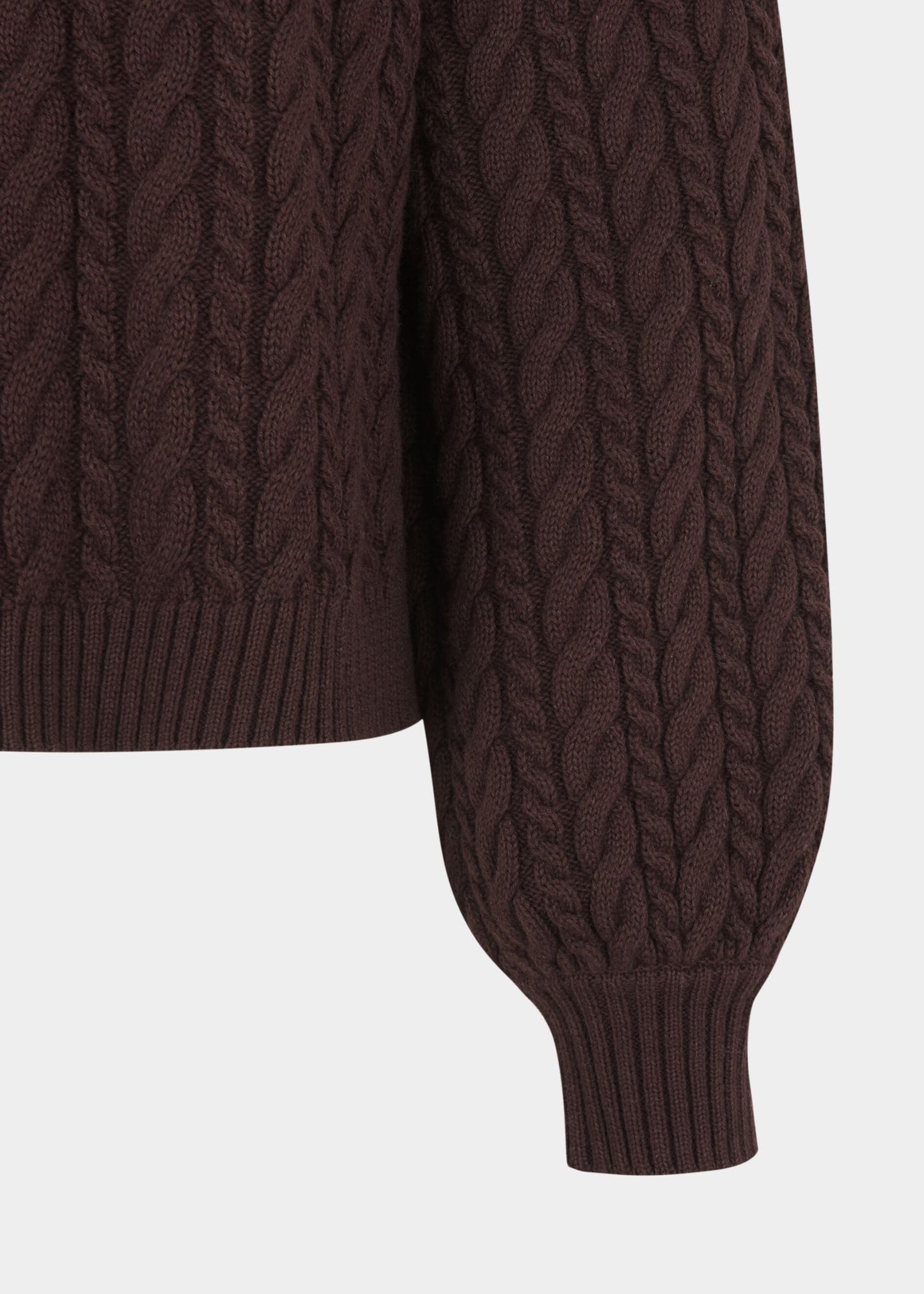 ESMÉ STUDIOS Braidy Jumper Knit Bitter Chocolate
