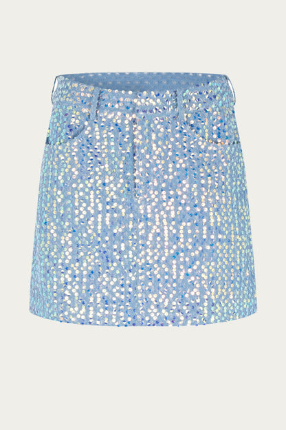 CRĀS Northcras Skirt Glitter Blue