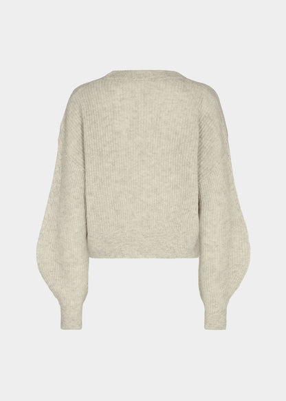 DESIGNERS REMIX Carmen Cable Sweater Oatmeal