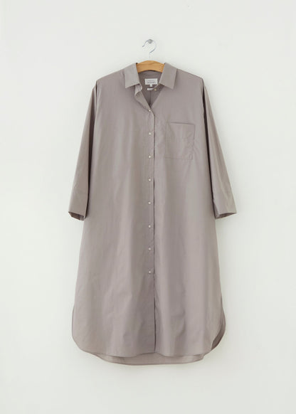 FABULOUS AGENDA ALVA Shirt Dress Wide Sleeves Grey