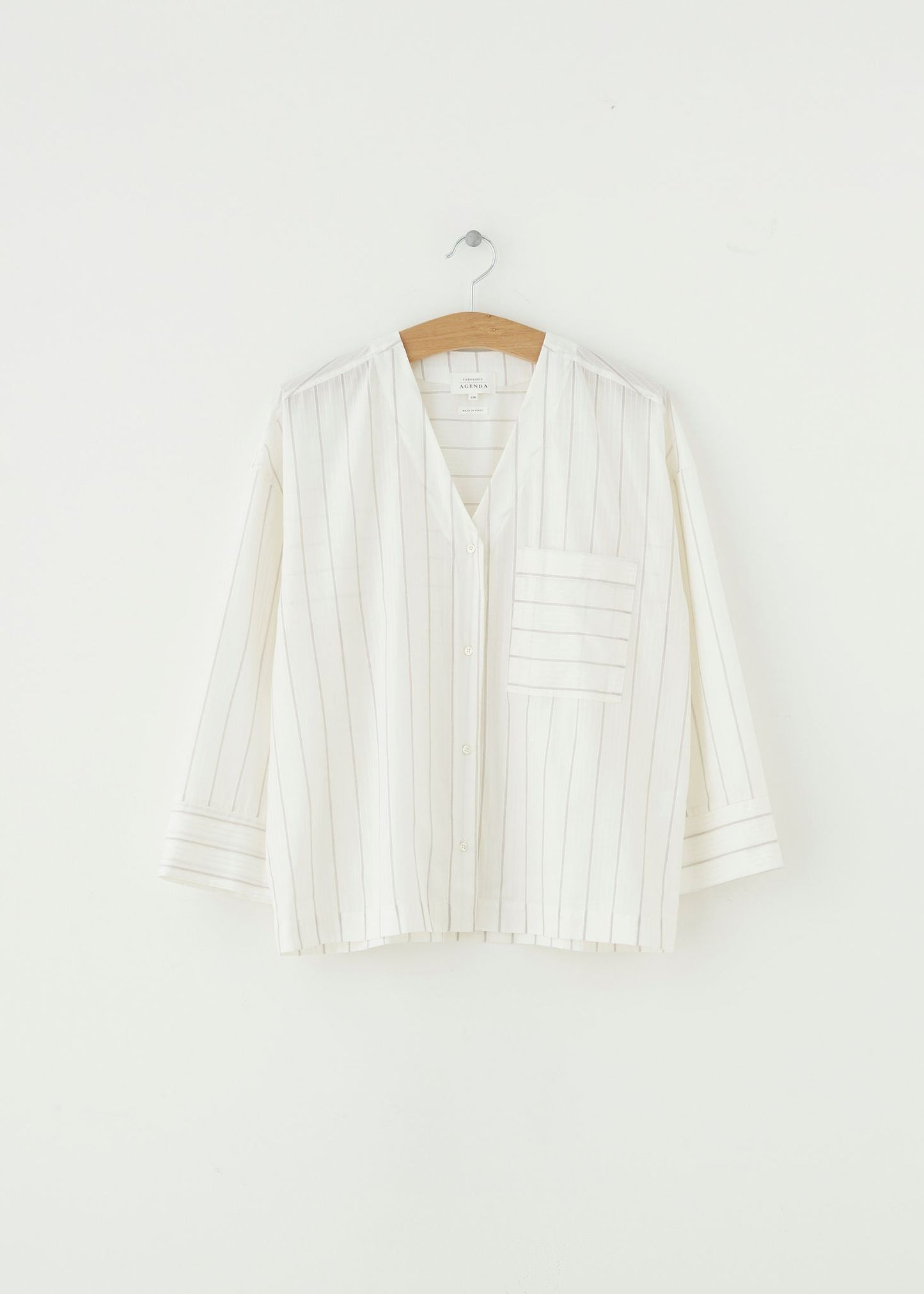 FABULOUS AGENDA EDIA Shirt Voile Stripe