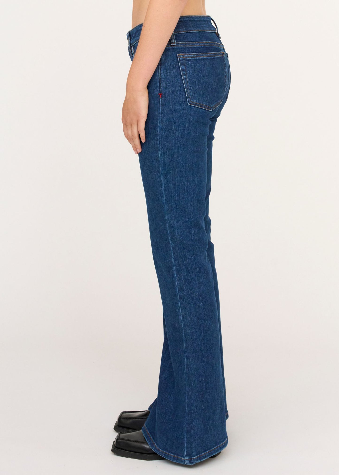 TOMORROW DENIM Jenna Low Waisted Flare Jeans