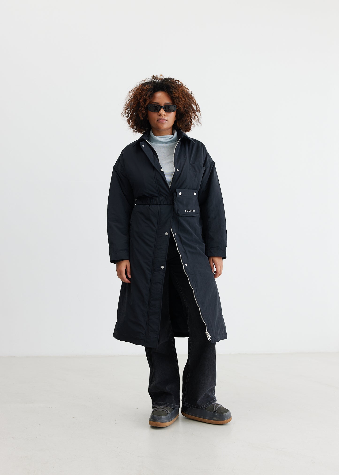 BLANCHE Jeanne Coat Black