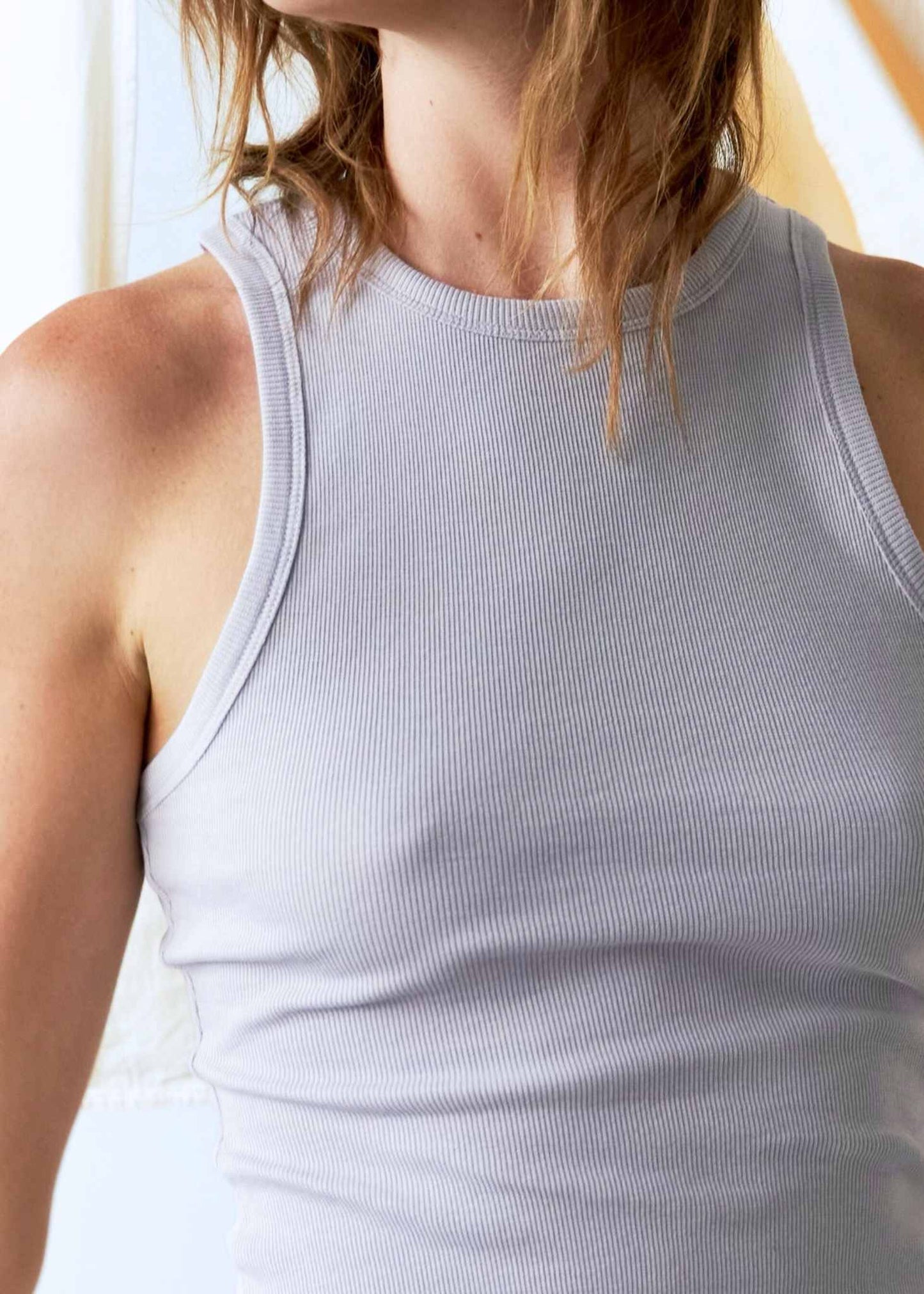 ESMÈ STUDIOS Blossom Racerback Rib Tank