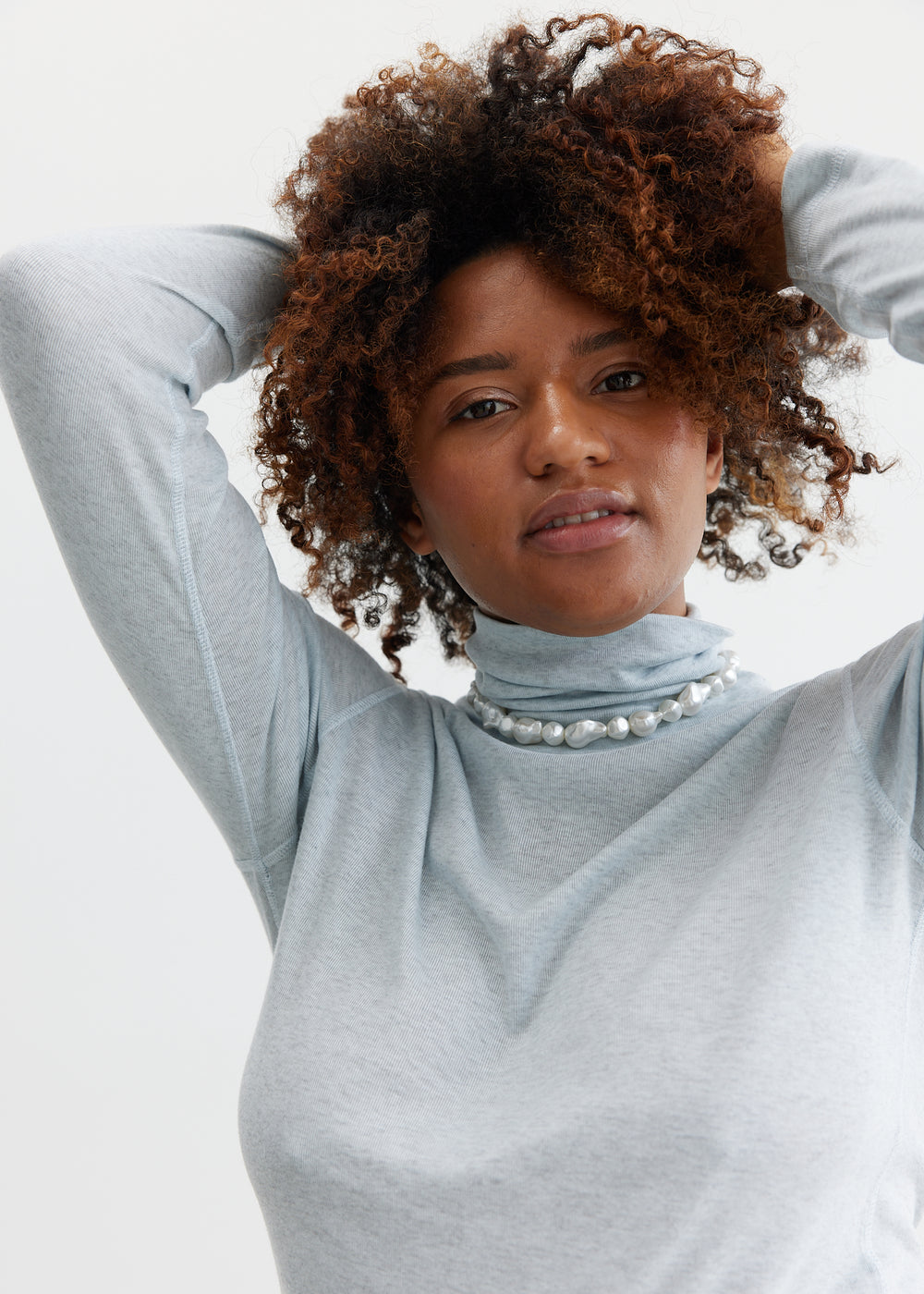 ESMÉ STUDIOS Mila LS Rollneck Pearl Blue