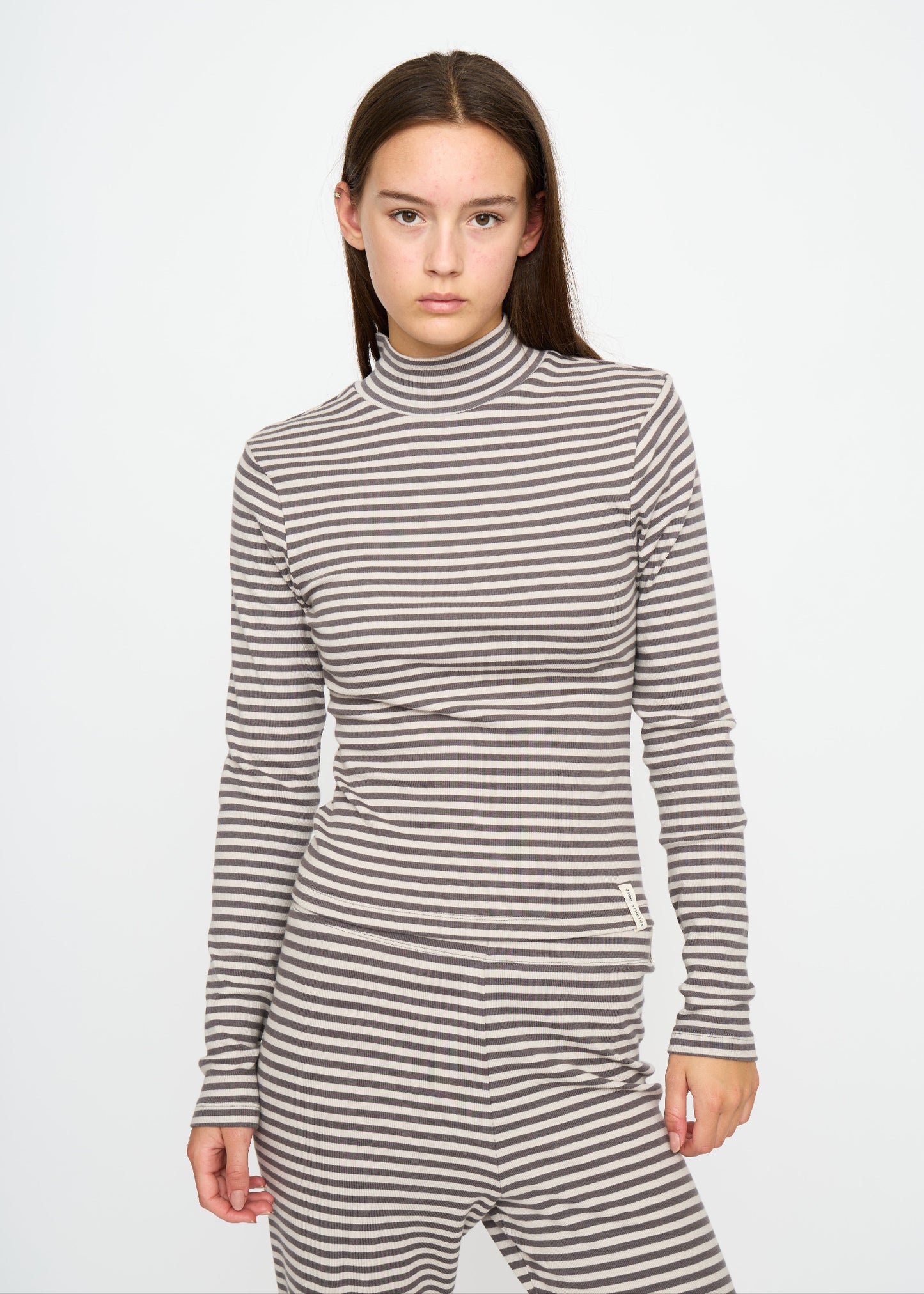 ESMÉ STUDIOS Blossom Stripe Turtleneck GOTS