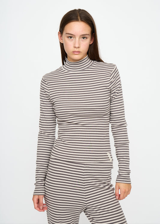 ESMÉ STUDIOS Blossom Stripe Turtleneck GOTS