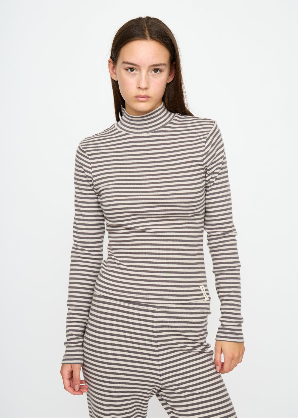 ESMÉ STUDIOS Blossom Stripe Turtleneck GOTS