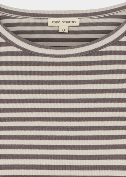 ESMÉ STUDIOS Blossom Stripe Blouse GOTS