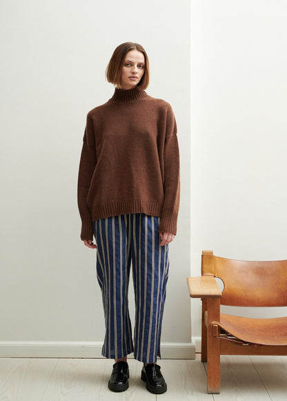 SCHULZ BY CROWD Bonni Lambswool Knit Brown