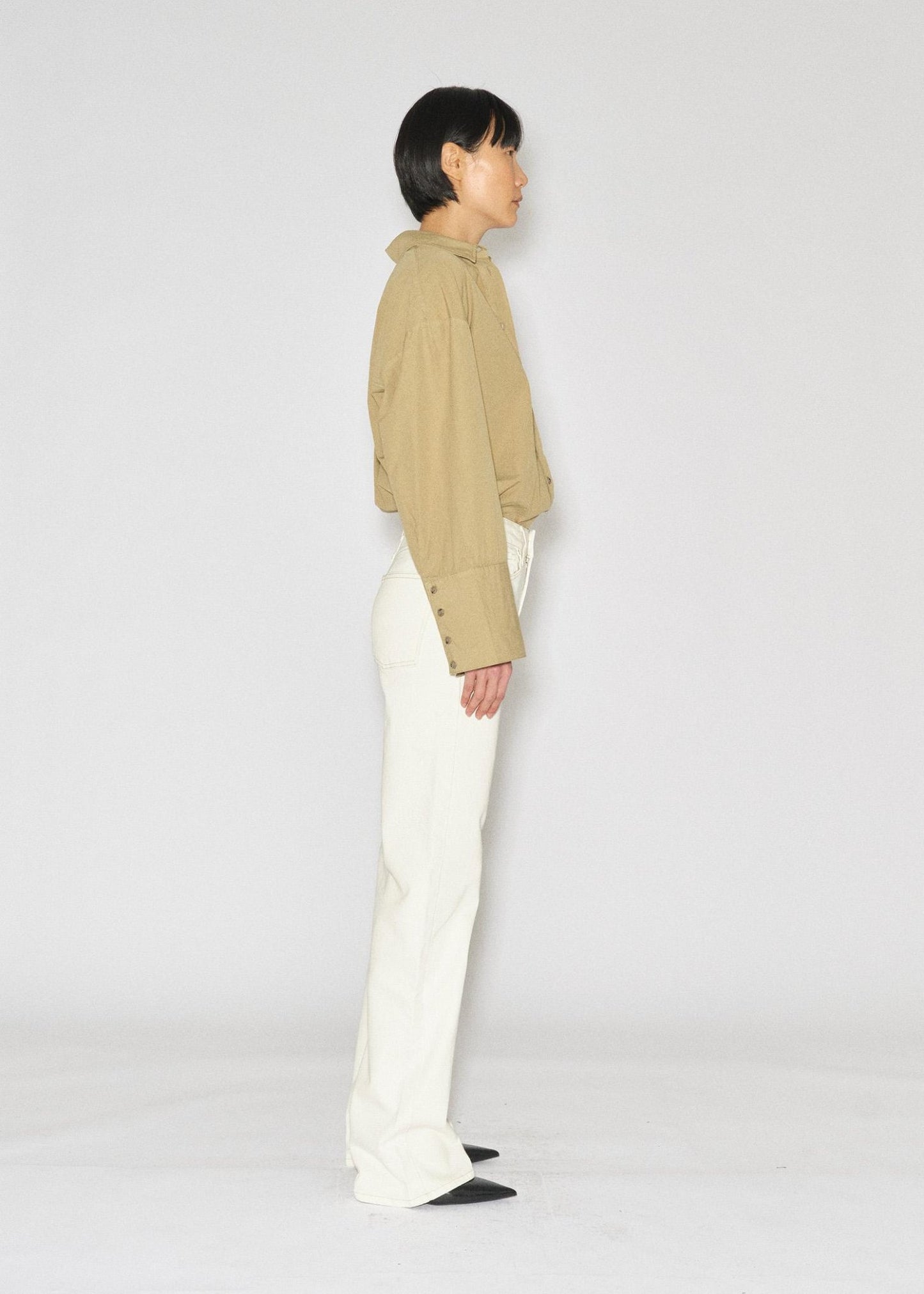 TOMORROW DENIM Brown Jeans Ecru