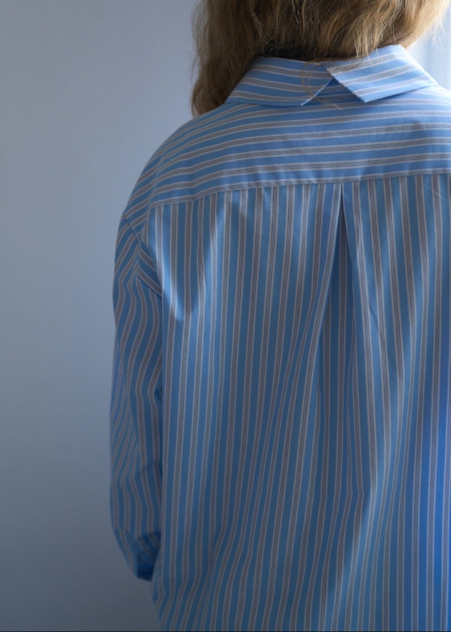 SCHULZ BY CROWD Sanne Shirt Light Blue White Stripes