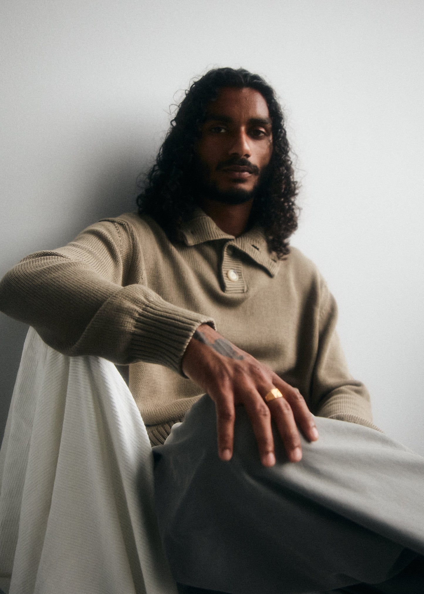 UNIFORM GARMENTS Bobby Sweater Taupe