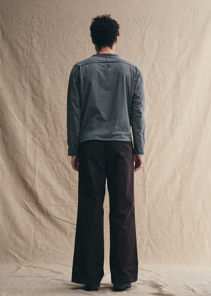 UNIFORM GARMENTS Willow LS Tee Charcoal