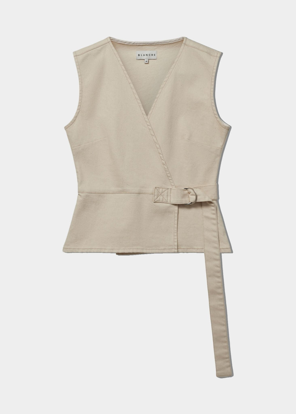 BLANCHE Sable Wrap Top Vest