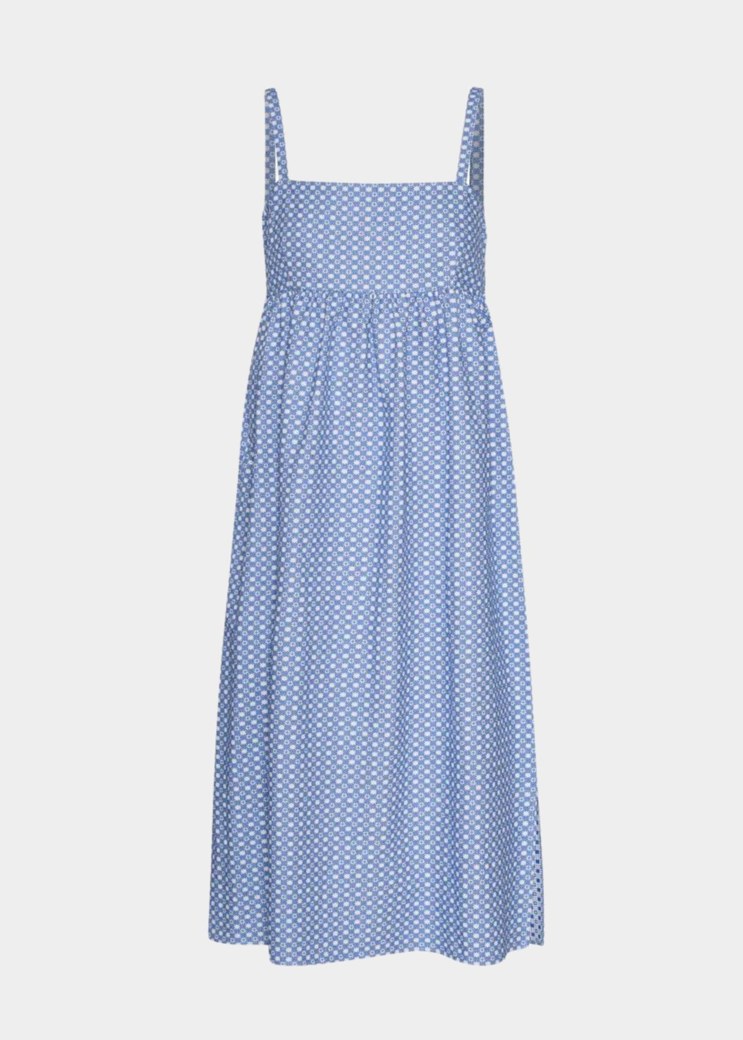 SCHULZ BY CROWD Dagmy Strap Dress Blue/White