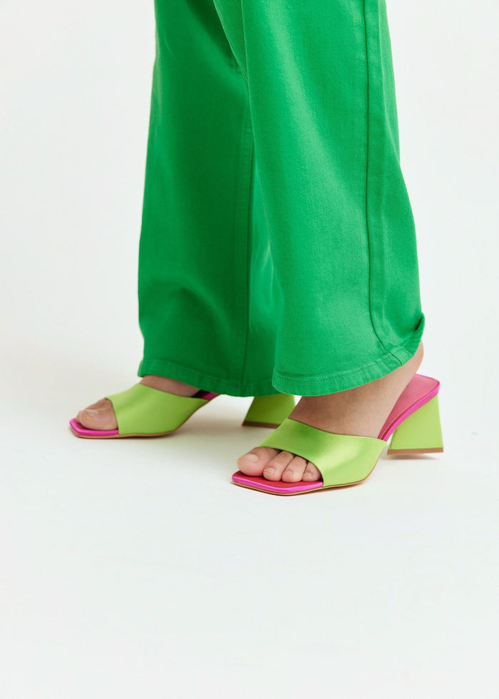 SURFACE PROJECT Square Heeled Sandals
