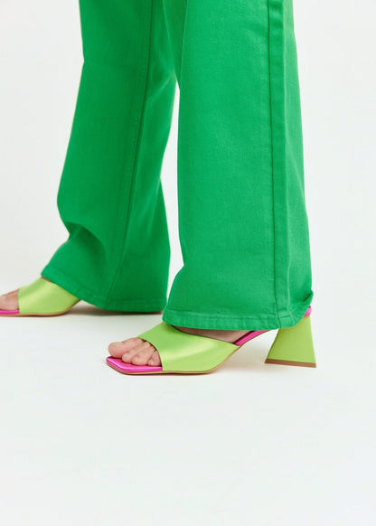 SURFACE PROJECT Square Heeled Sandals