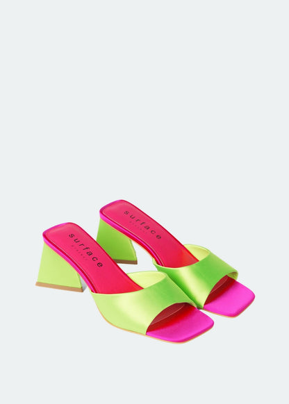 SURFACE PROJECT Square Heeled Sandals