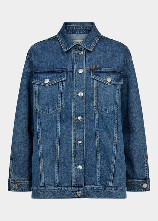 TOMORROW DENIM Arizona Oversize Denim Jacket Long Beach