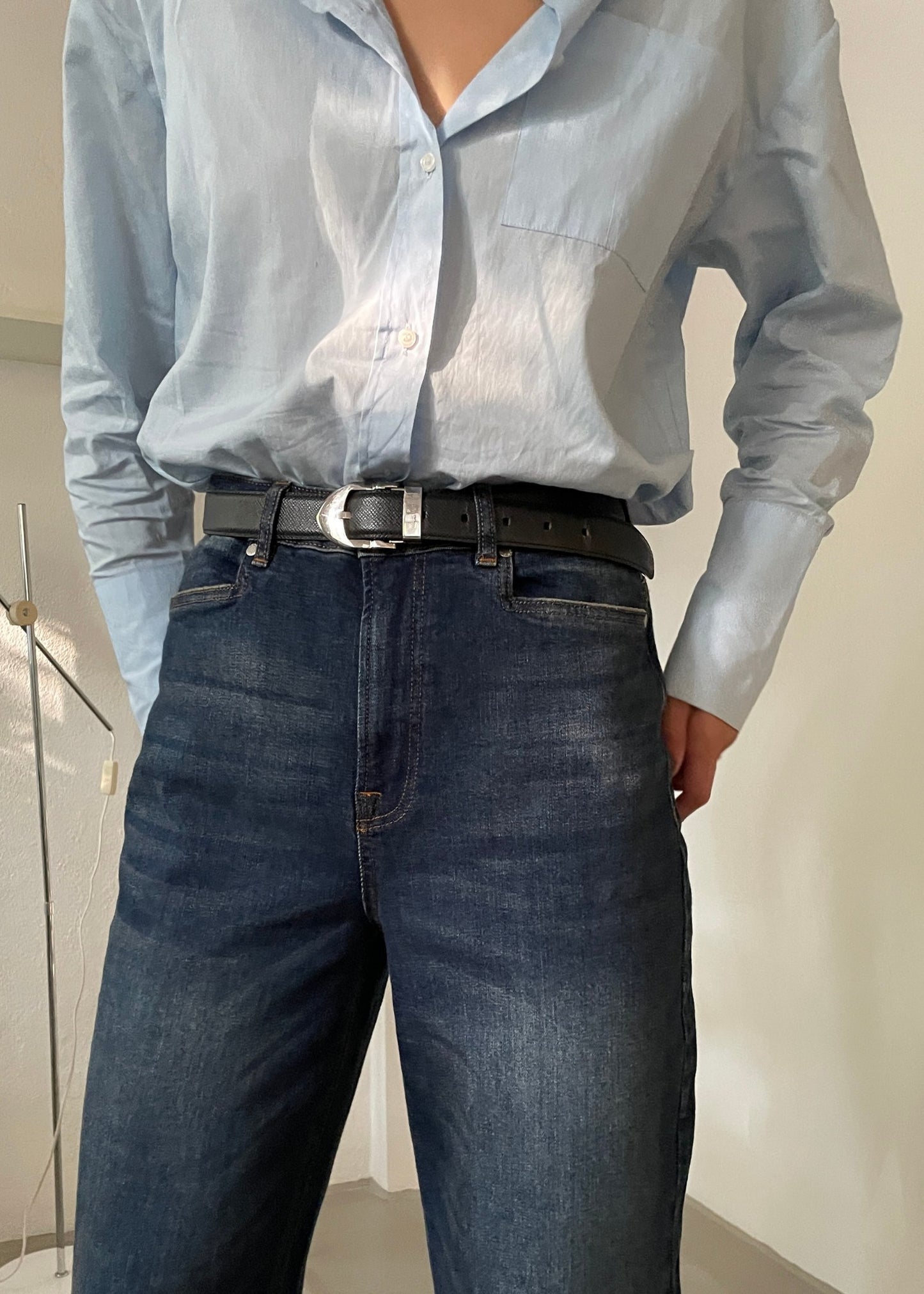 TOMORROW DENIM Kaia Slung Jeans Wash Riverside