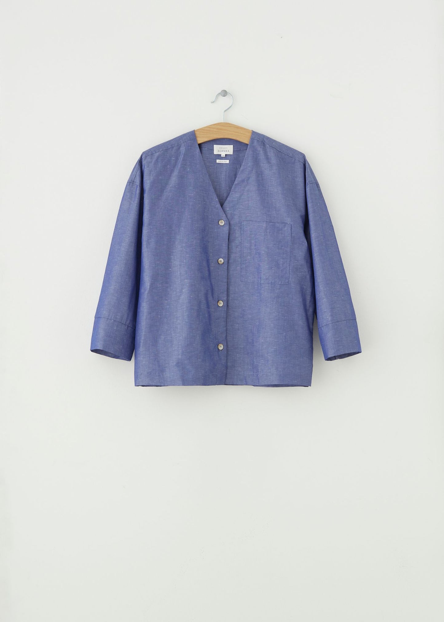 FABULOUS AGENDA EDIA Shirt Blue Melange